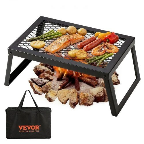 VEVOR Sulankstomas laužo grilis kempingui