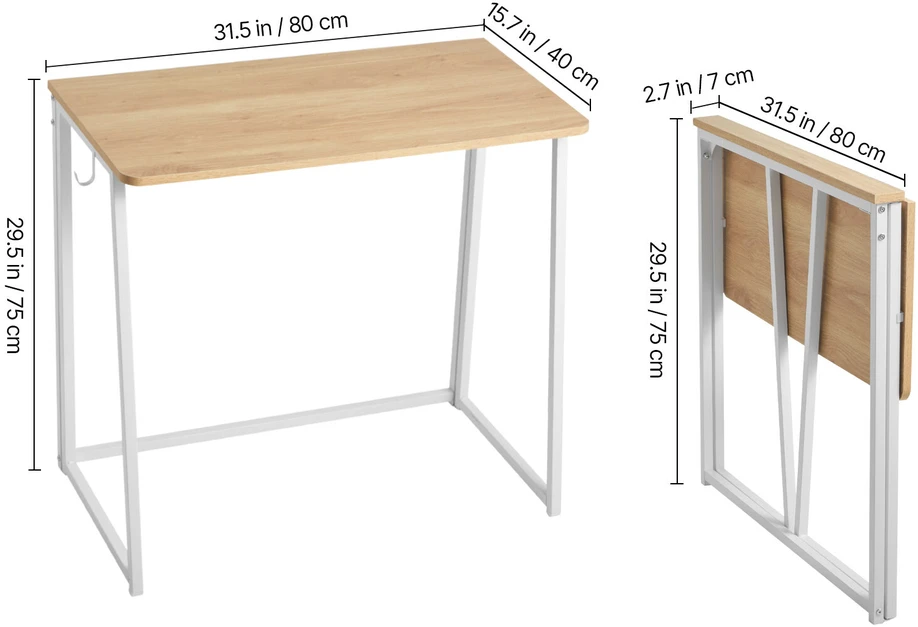 VEVOR Sulankstomas darbo stalas, 80 cm