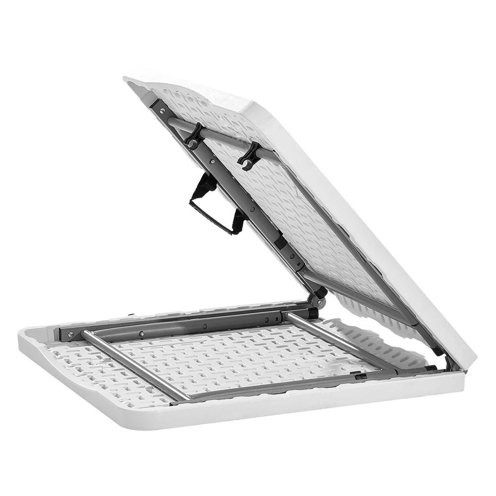 VEVOR Sulankstomas plastikinis stalas 122cm vidaus ir lauko naudojimui