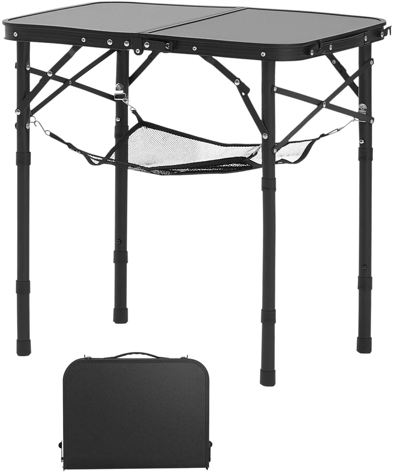 VEVOR 60 cm sulankstomas camping stalas aliuminis