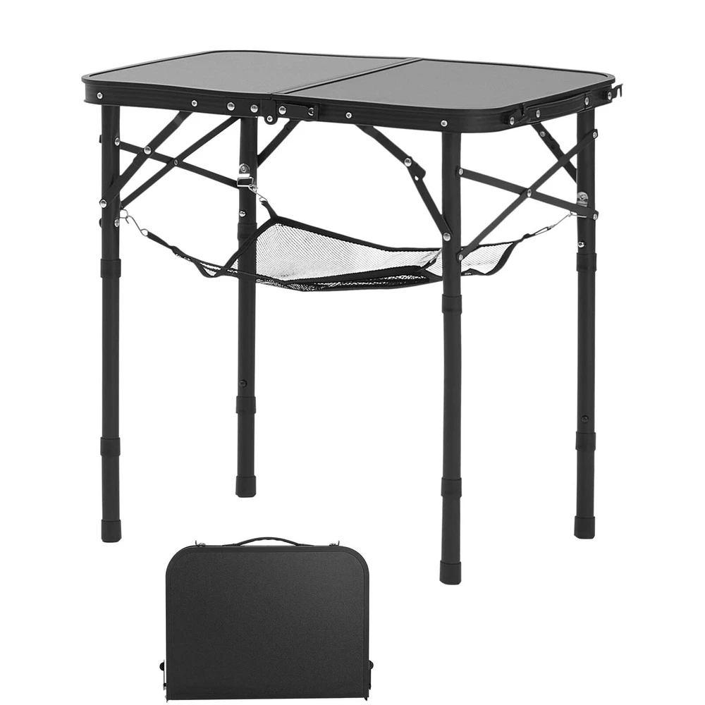 VEVOR 60 cm sulankstomas camping stalas aliuminis