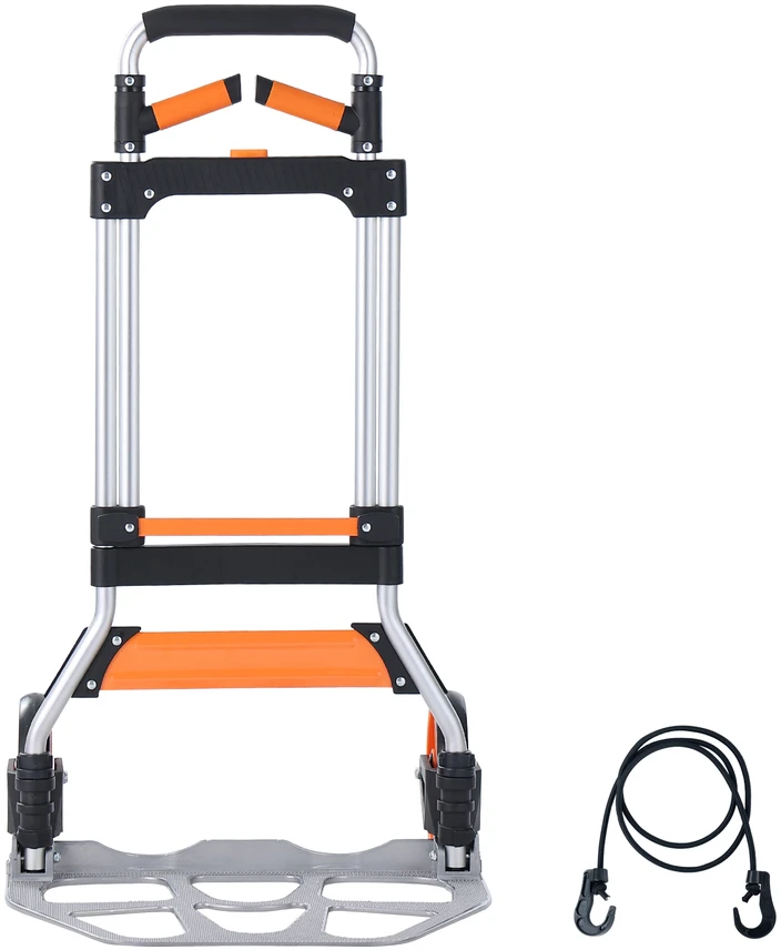 VEVOR Sulankstomas aliuminio vežimėlis, 140 kg apkrova