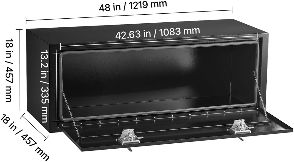 VEVOR Povandeninė sunkvežimio įrankių dėžė 1219 x 457 x 457 mm