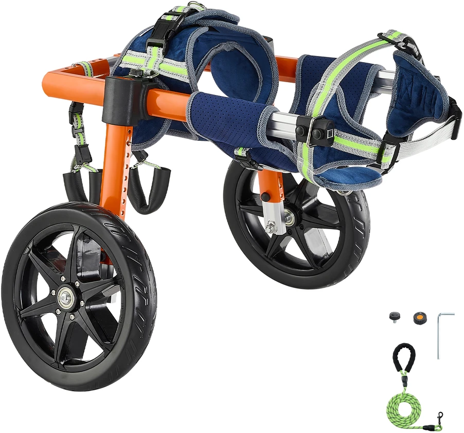 Šuns vežimėlis galinėms kojoms VEVOR SS3-01, 15,8–21,7kg šunims