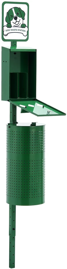 VEVOR Šunų atliekų stotelė 43L su 600 maišeliais