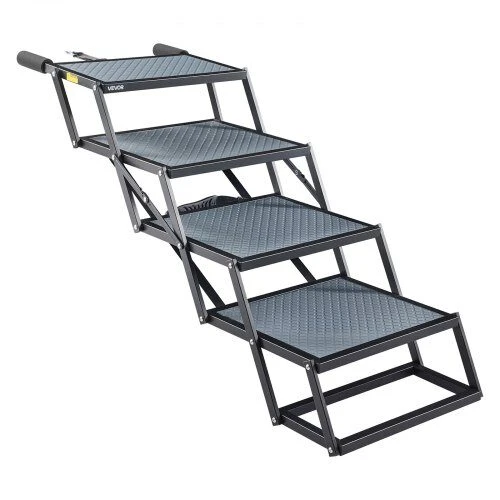 Šunų laiptai automobiliui VEVOR 40x33.2-5, 4 pakopų, iki 181 kg