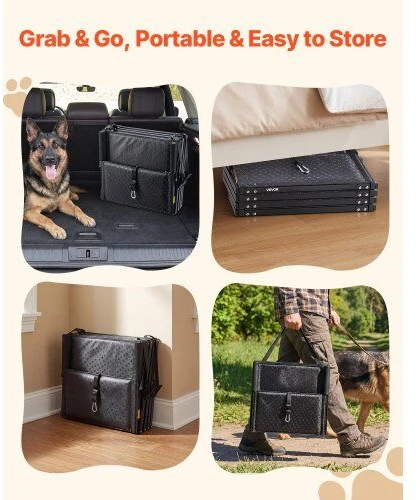 Šuns laiptai automobiliui VEVOR 47.5x43-5-1, iki 113 kg