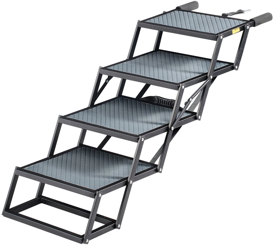 Šunų laiptai automobiliui VEVOR 40x33.2-5, 4 pakopų, iki 181 kg