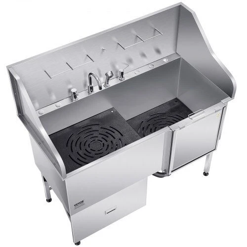 VEVOR Šunų priežiūros vonia su rampa ir filtru