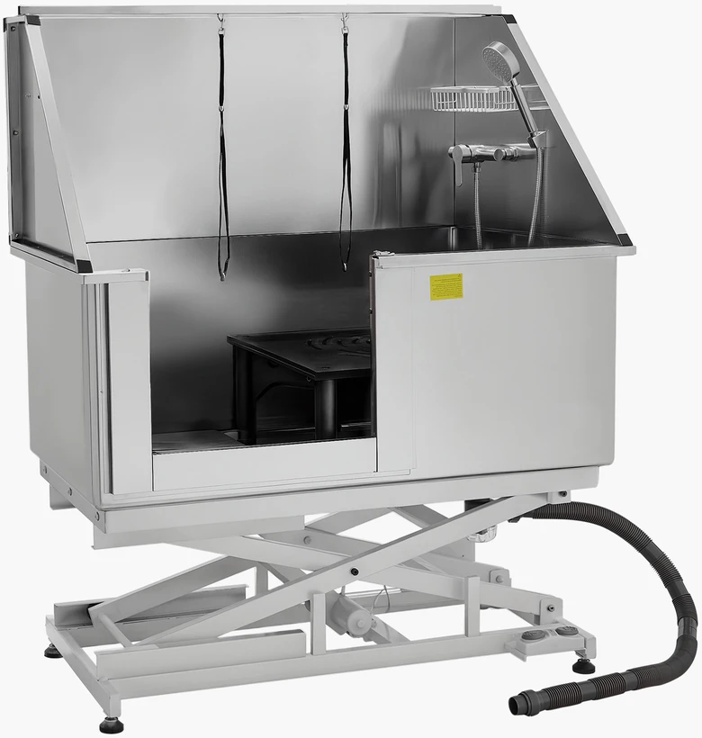 VEVOR 127 cm elektrinė šunų maudymo vonelė su filtru