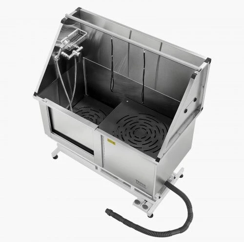 VEVOR 127 cm elektrinė šunų maudymo vonelė su filtru