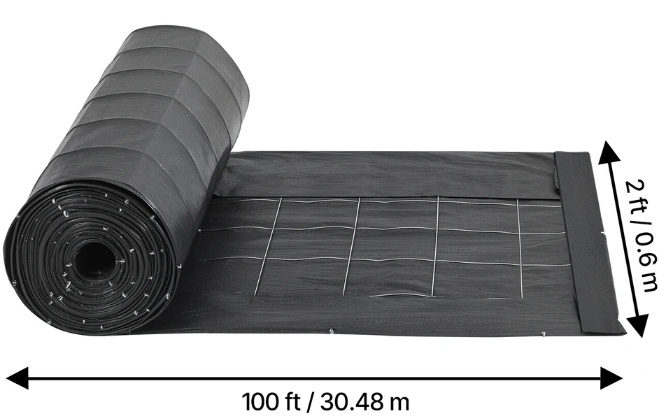 VEVOR 0.6×30.5 m siltinė tvora su viela