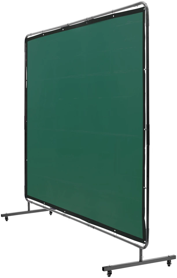 VEVOR Suvirinimo užuolaida su stovu, 183 cm x 244 cm, žalia