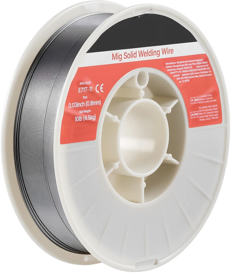 VEVOR Srautų šerdies MIG suvirinimo viela, E71T-11 0.8mm 4.5kg