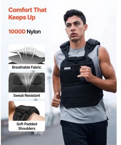 Svorio liemenė VEVOR JS-VEST010, iki 18 kg apkrova