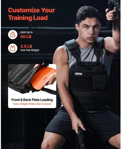 Svorio liemenė VEVOR JS-VEST010, iki 18 kg apkrova