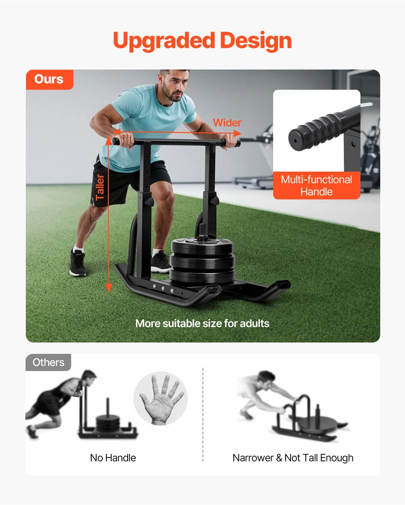 VEVOR traukiamos stumdomos rogės sportui