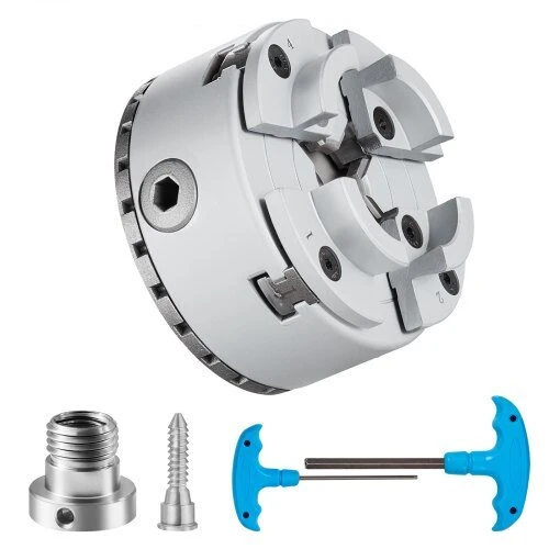VEVOR 4 žandikaulių metalo tekinimo griebtuvas 96 mm