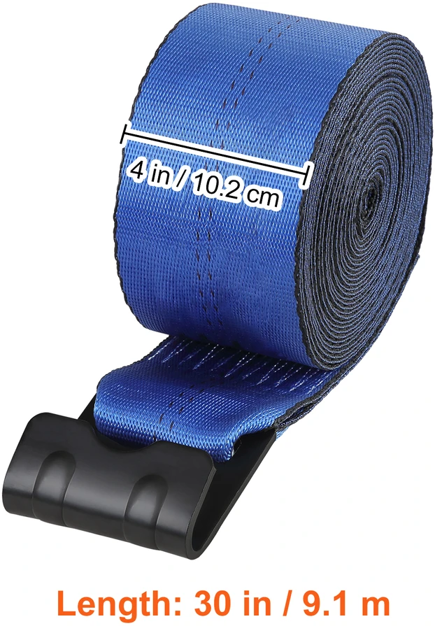 VEVOR Keltuvų diržai 10,2 cm x 9,1 m, mėlyni (10 vnt.)