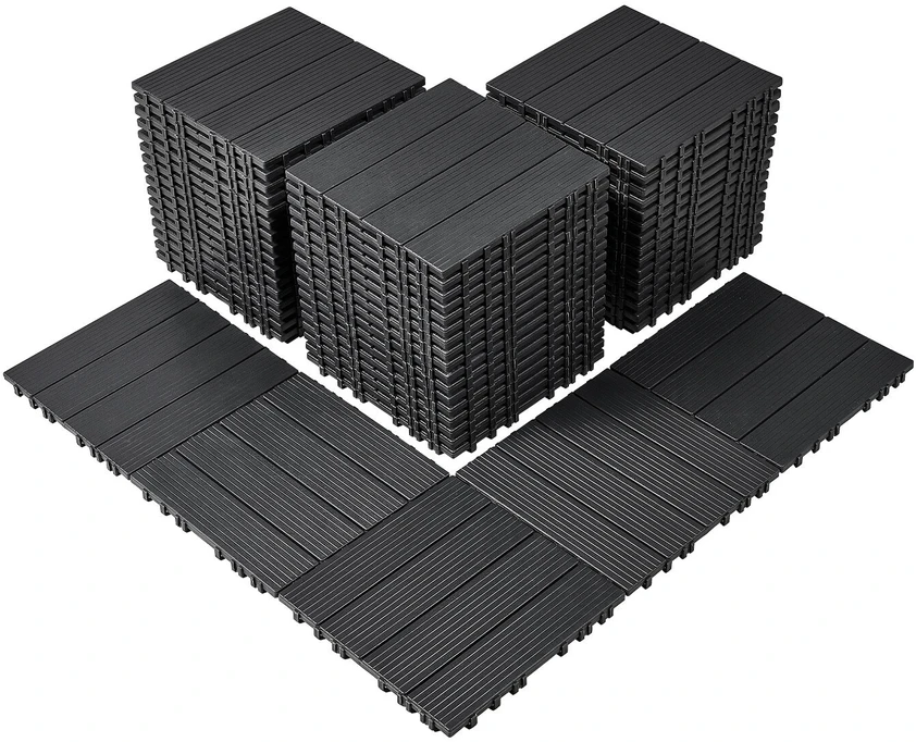 VEVOR Plastikinės terasa plytelės 54 vnt. 30x30 cm