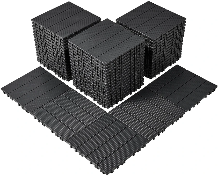 VEVOR Plastikinės terasa plytelės 54 vnt. 30x30 cm