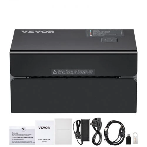 VEVOR Terminis etikečių spausdintuvas 300 dpi 4x6 pakuotėms