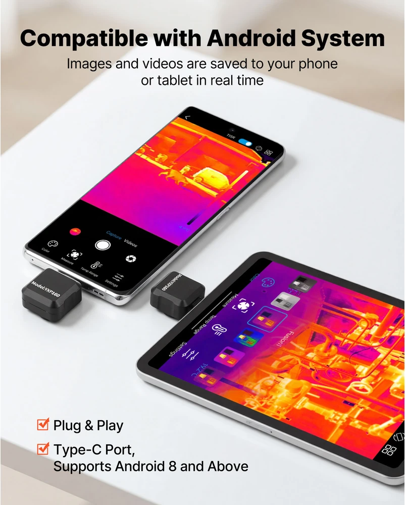 VEVOR Termovizorius Android įrenginiams