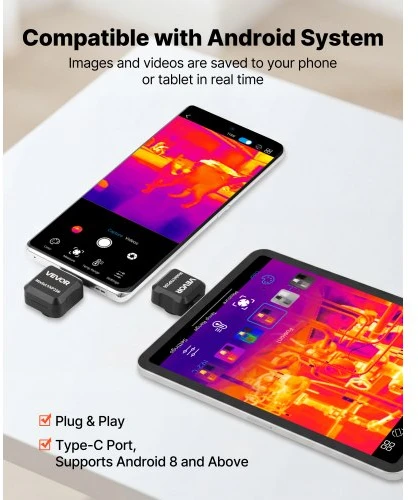 Vevor Termovizorinė kamera Android įrenginiams