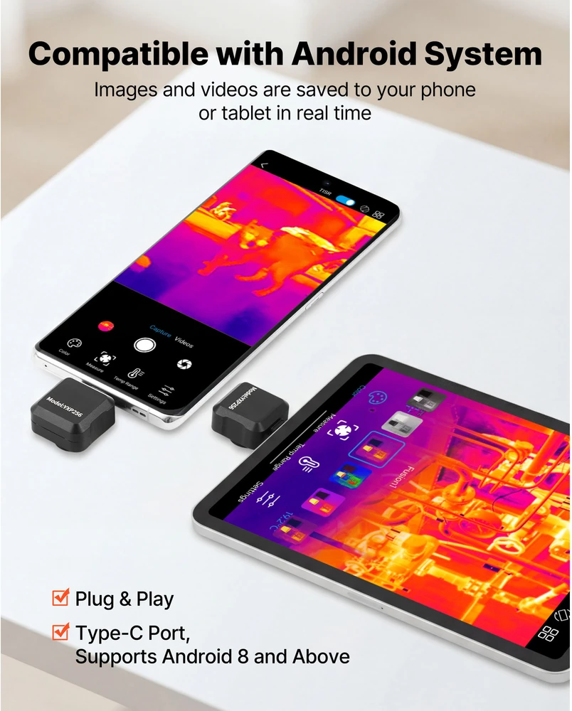 VEVOR Termovizorinė kamera Android įrenginiams