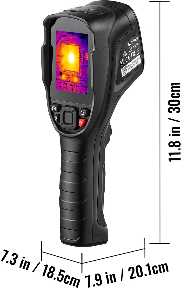 VEVOR Termovizorius su 320 x 240 Pikselių Raiška