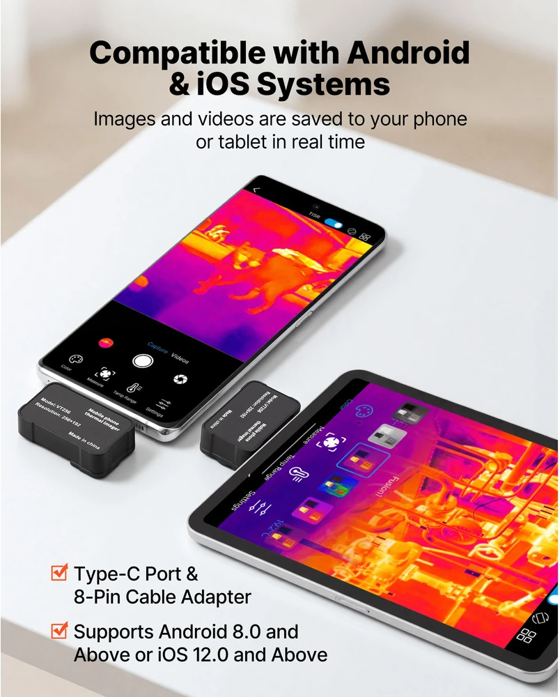 VEVOR Termovizorius Android ir iOS