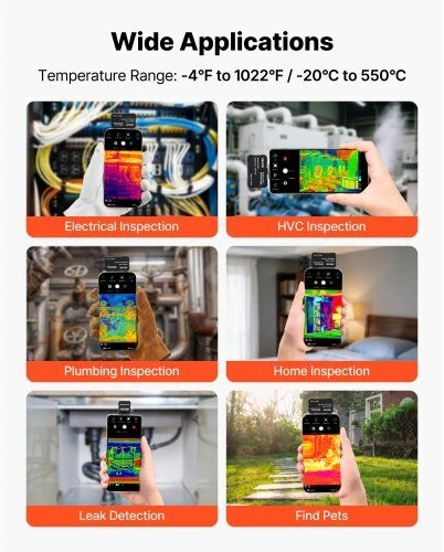 VEVOR Termovizorius Android ir iOS