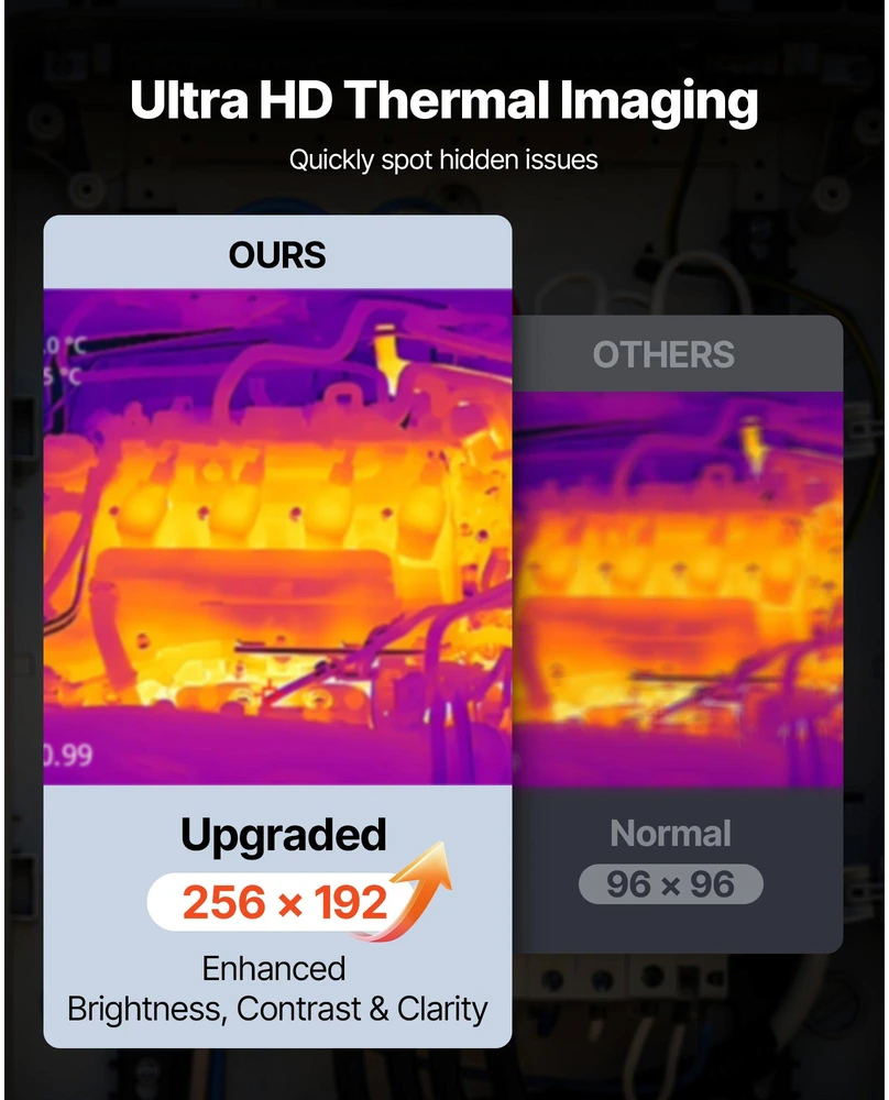 VEVOR Rankinė terminė kamera su 256 x 192 IR raiška