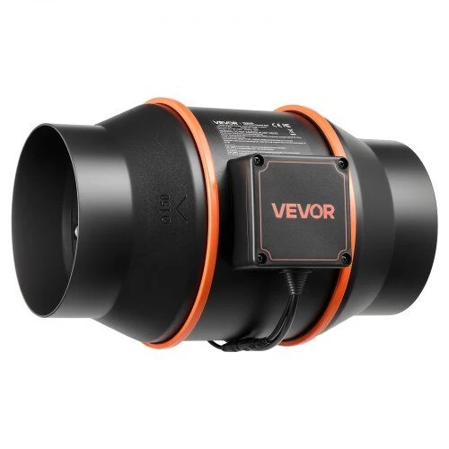 Ventiliatorius VEVOR ortakinis kanalinio ventiliatoriaus rinkinys su anglies filtru, 683 m³/h