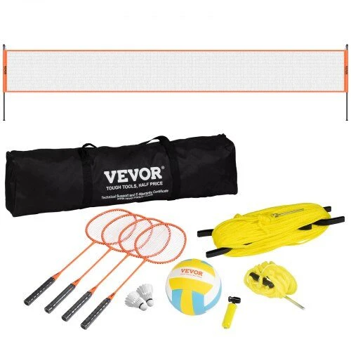 VEVOR Tinklinio ir badmintono rinkinys