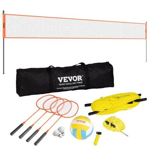VEVOR Tinklinio ir badmintono rinkinys