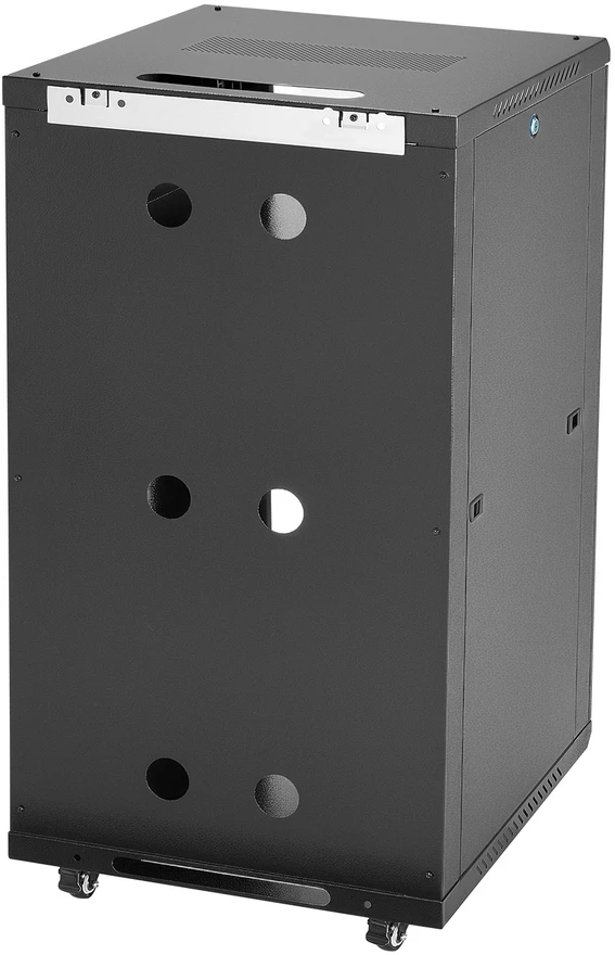 VEVOR 22U tinklo spinta su stiklo durimis 600 mm