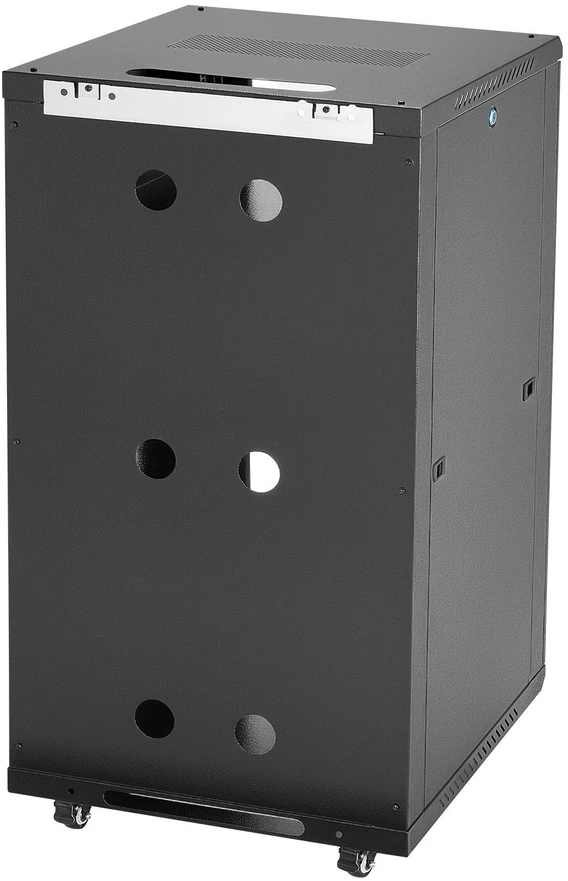 VEVOR 22U tinklo spinta su stiklo durimis 600 mm