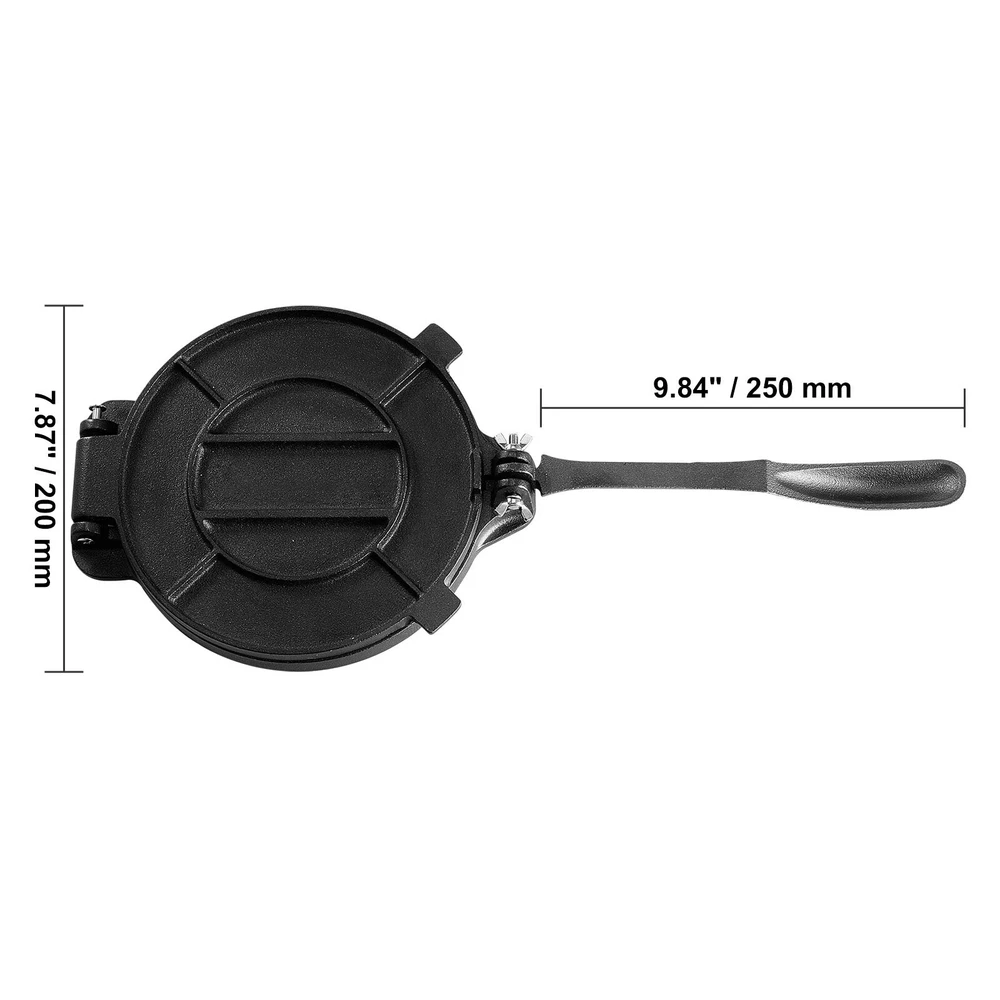 VEVOR Ketaus tortilijų presas 25 cm
