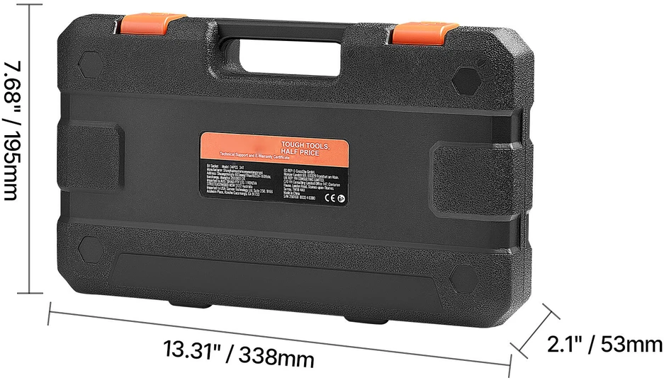 VEVOR Torx galvučių rinkinys 34 dalių