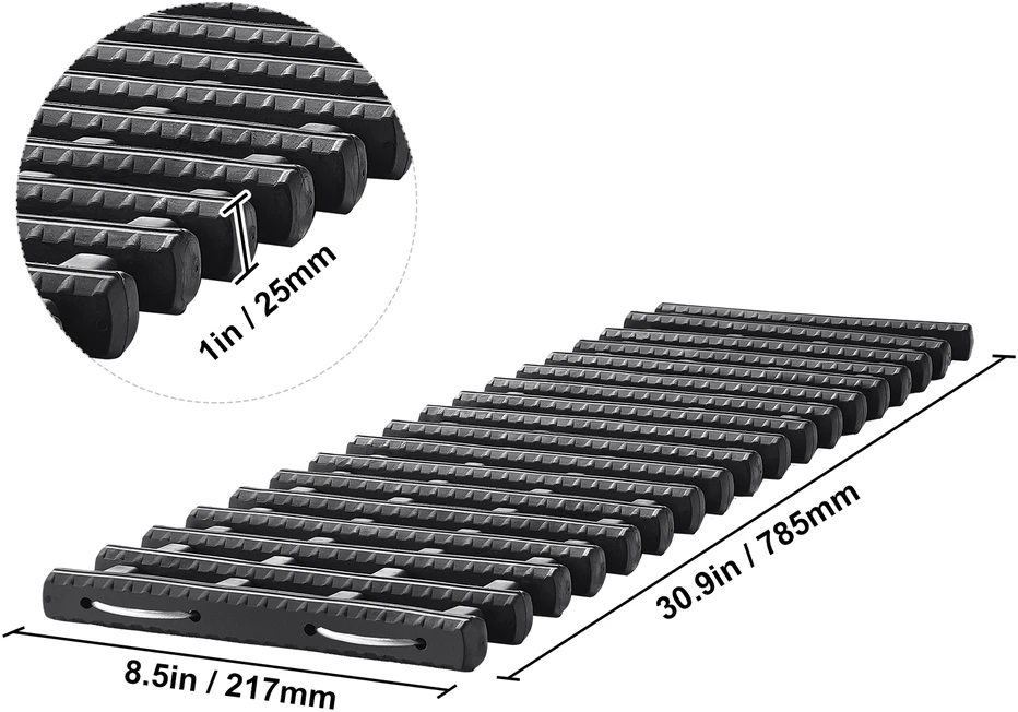 VEVOR 2 vnt. sukibimo lentos purvui ir smėliui