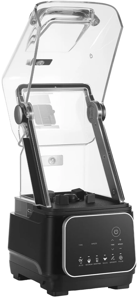 VEVOR Virtuvinis blenderis su ekranu 2L, 2200W, juodas