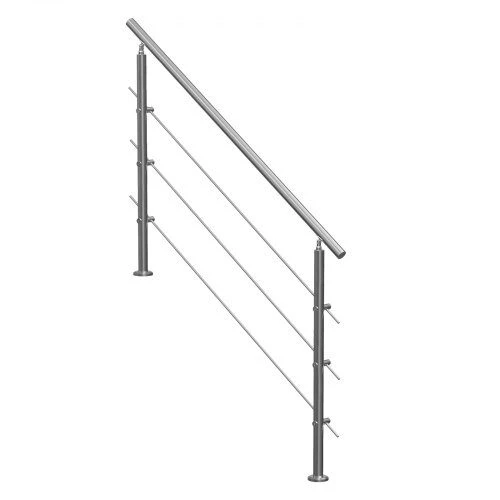VEVOR 59 cm lauko turėklai su 3 skersiniais