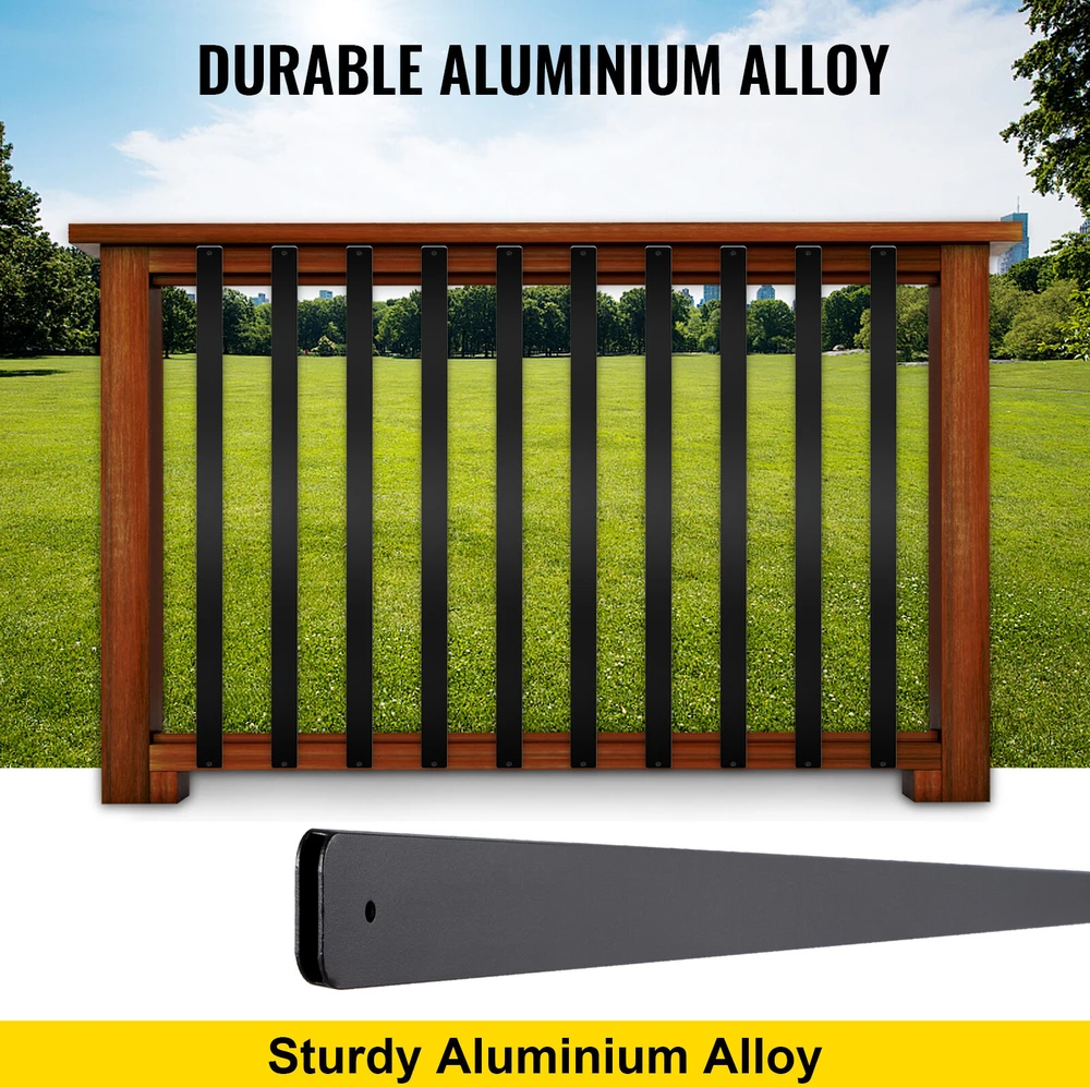 VEVOR 28 metaliniai turėklų balusters aliuminiai