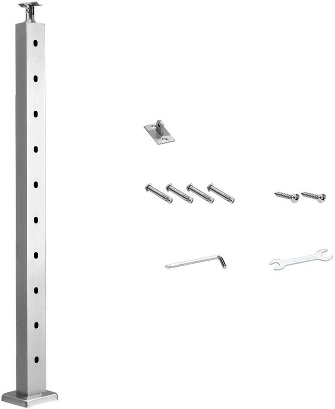VEVOR nerūdijančio plieno laiptų turėklų stulpas 91 cm
