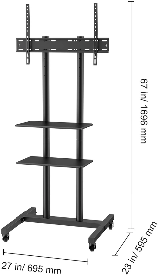 Sofa VEVOR Mobilus TV stovas 32-70 colių televizoriams