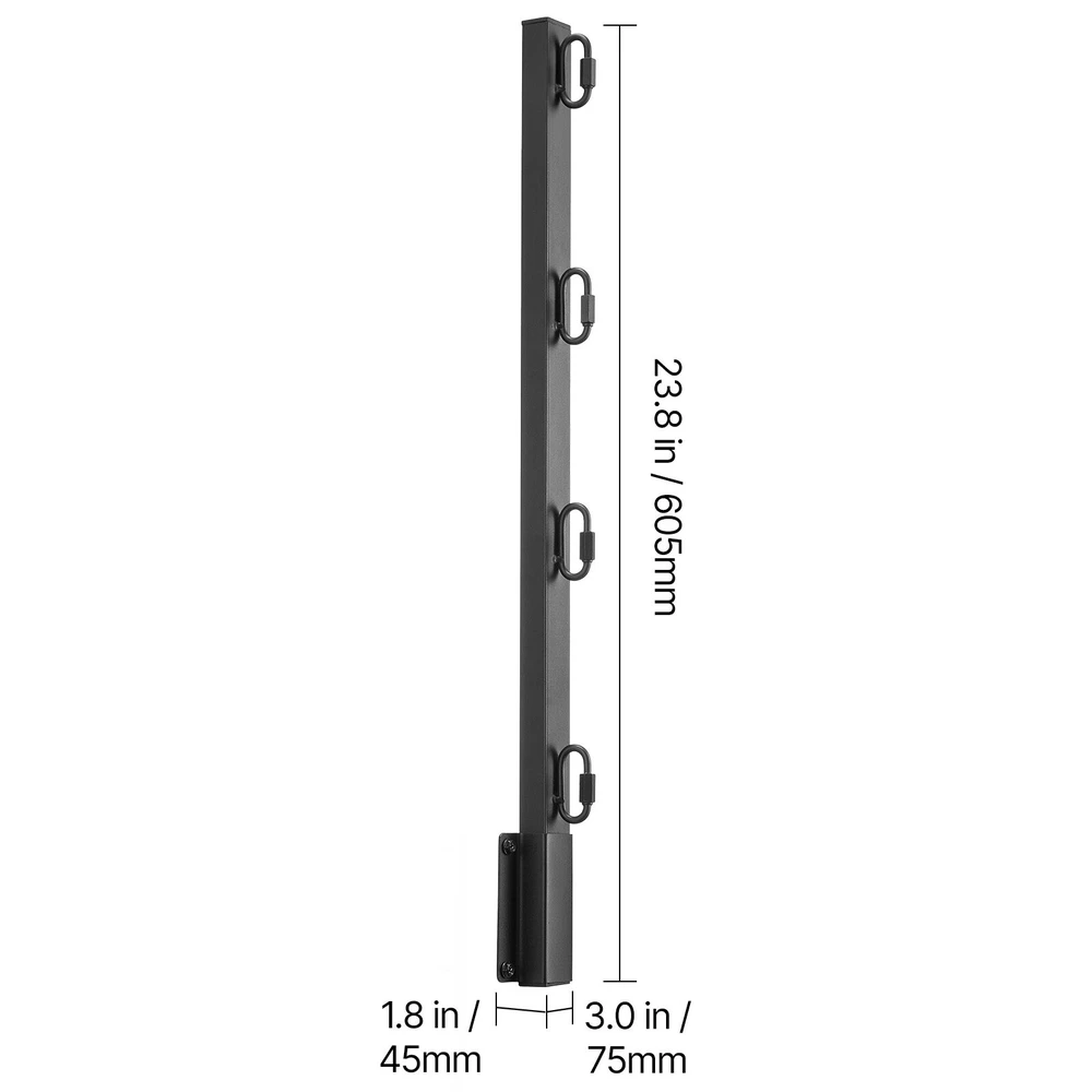 VEVOR Tvoros praplėtimo rinkinys, 8 vnt, 60,5 cm