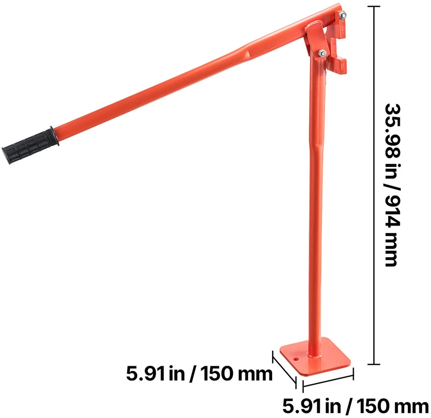 VEVOR 91.4 cm T formos stulpų traukiklis, 300 kg