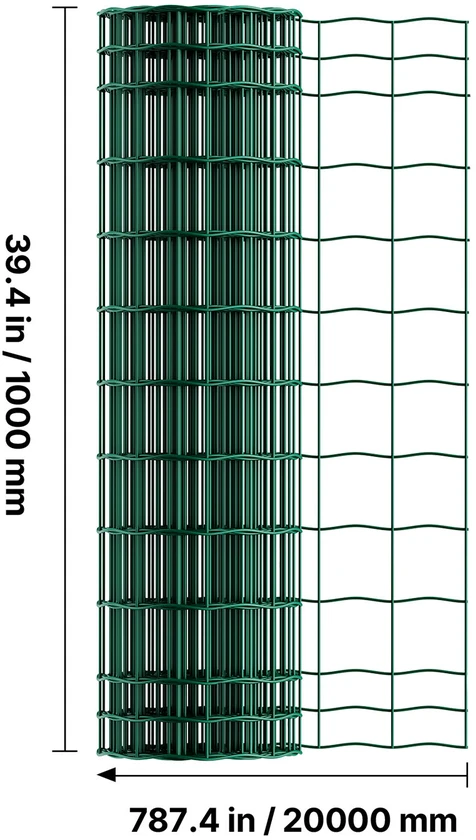 VEVOR Galvanizuota vielinė tvora gyvuliams, 1x20m