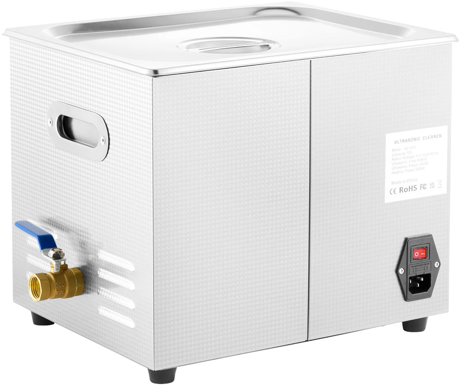 VEVOR 10 l ultragarsinis valymo aparatas nerūdijantis plienas